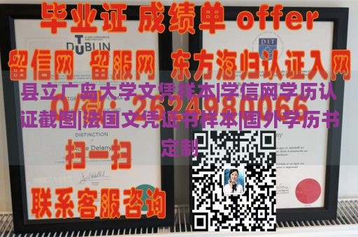 县立广岛大学文凭样本|学信网学历认证截图|法国文凭证书样本|国外学历书定制