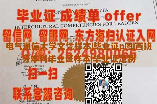 电气通信大学文凭样本|毕业证p图|西班牙本科毕业证样本|毕业证定制